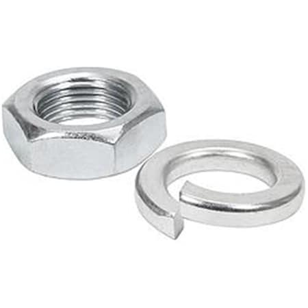 Allstar Performance 0.87 in.-14 Thread Pitman Arm Nut & Lock Washer ALL56358